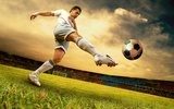 Večerní zápas na stadionu
