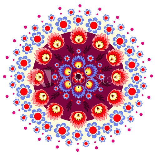 Explozivní folklórní mandala
