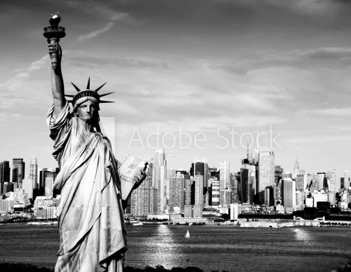 Newyorské panorama v kontrastech černé a bílé