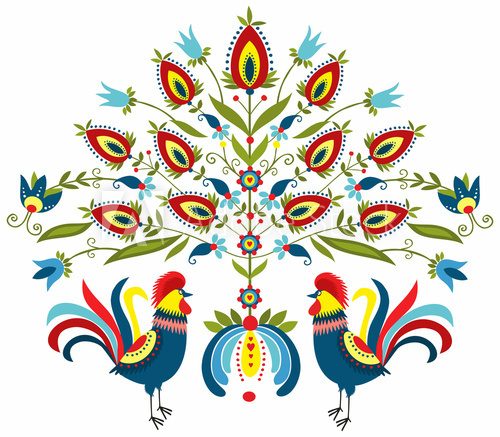 Symetrie a barvy folklórního světa
