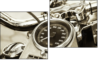 Motorcycle - Two-piece canvas, Diptych