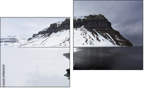 Spitzbergen - Two-piece canvas, Diptych