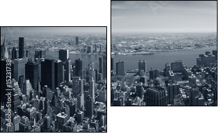 New York panorama - Two-piece canvas, Diptych