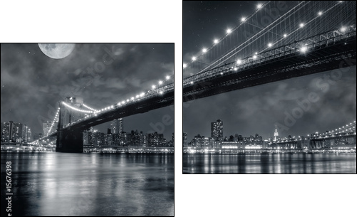 Brooklyn Bridge - Two-piece canvas, Diptych
