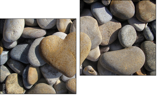 Coeur 22211 - Two-piece canvas, Diptych