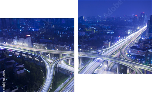 traffic - Two-piece canvas, Diptych
