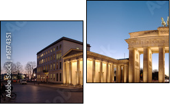 Brandenburger Tor / Brandenburg Gate - Two-piece canvas, Diptych