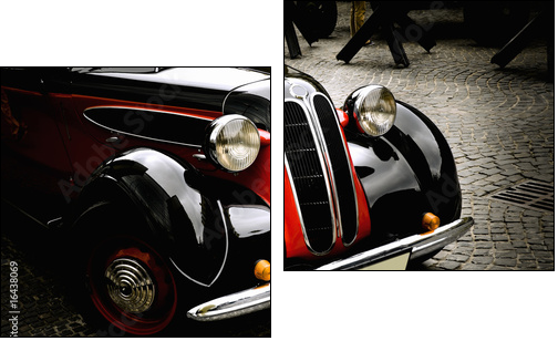 vintage car - Two-piece canvas, Diptych