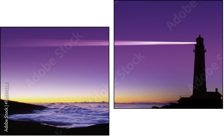 beacon - Two-piece canvas, Diptych