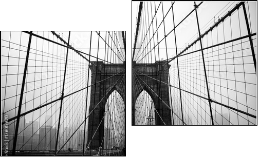 Brooklyn bridge - Two-piece canvas, Diptych