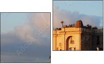 Palazzo Donn Anna in Via Posillipo - Napoli Campania - Two-piece canvas, Diptych