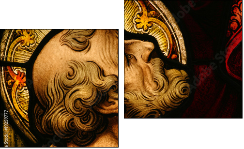 Stained Glass - Two-piece canvas, Diptych