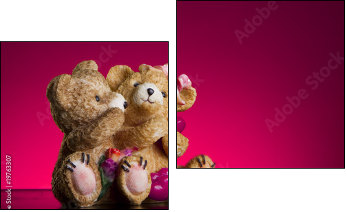 Valentine Concept - Two-piece canvas, Diptych