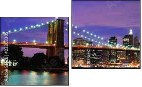 New York City - Two-piece canvas, Diptych
