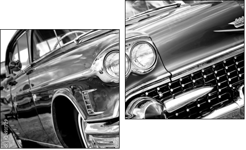 Classic Automobile - Two-piece canvas, Diptych