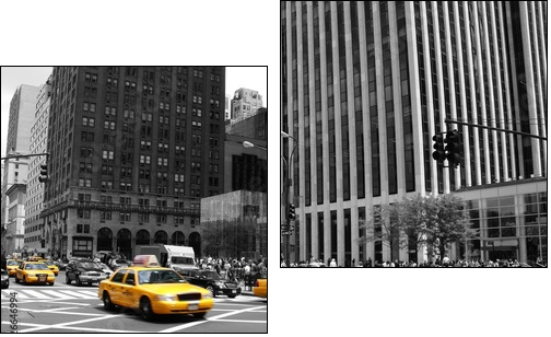 NYC Taxi - Two-piece canvas, Diptych