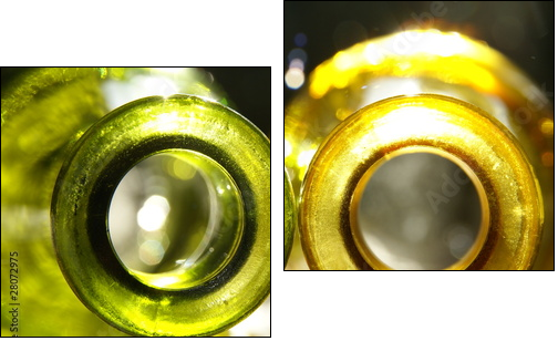 butelki - Two-piece canvas, Diptych