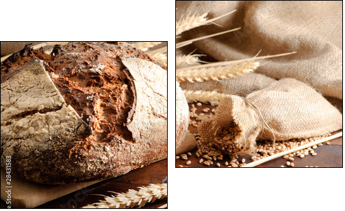 Traditional bread - Two-piece canvas, Diptych