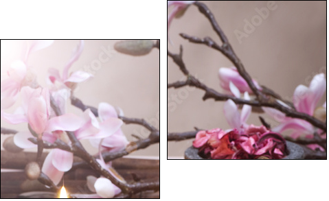 Spa - Two-piece canvas, Diptych