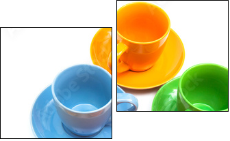 coffee cups - Two-piece canvas, Diptych