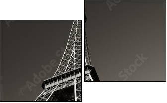 the eiffel tower - Two-piece canvas, Diptych