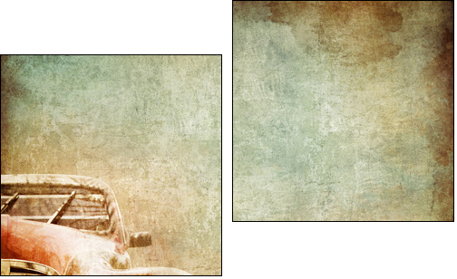 Old Car - Two-piece canvas, Diptych