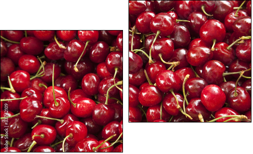 Cherries - Two-piece canvas, Diptych