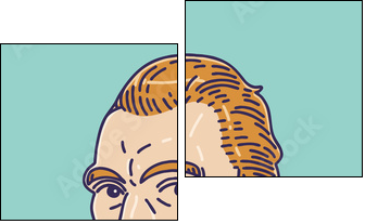 Vincent van Gogh (1853 – 1890) was a Dutch post-impressionist painter who is among the most famous and influential figures in the history of Western art. - Two-piece canvas, Diptych