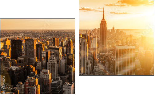 New York - Two-piece canvas, Diptych