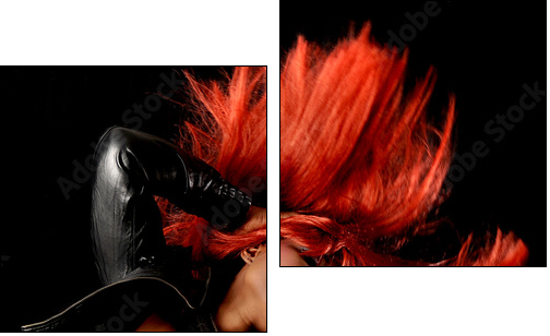 Miss Disco - Two-piece canvas, Diptych