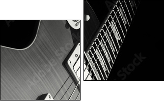 E Gitarre - Two-piece canvas, Diptych