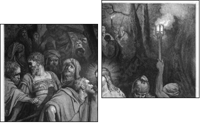 The Kiss of Judas - Two-piece canvas, Diptych