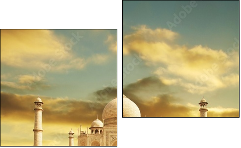Taj Mahal palace - Two-piece canvas, Diptych