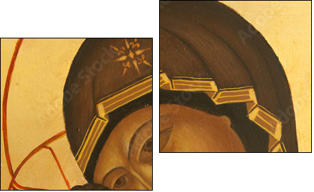 orthodox icon - Two-piece canvas, Diptych