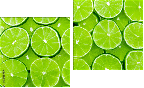 lime background - Two-piece canvas, Diptych