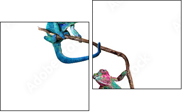 nach oben - Two-piece canvas, Diptych