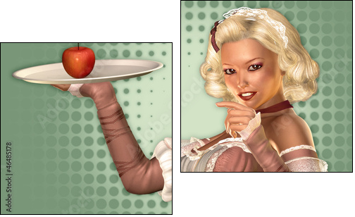 Eat more Fruits - Two-piece canvas, Diptych