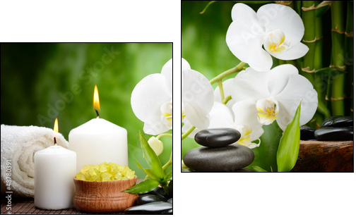 spa concept - Two-piece canvas, Diptych