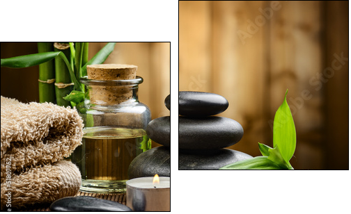 spa concept - Two-piece canvas, Diptych