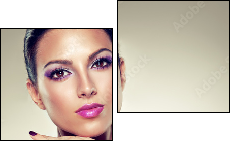 Beauty Portrait - Two-piece canvas, Diptych