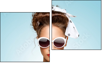 Pin-up gangsta. - Two-piece canvas, Diptych