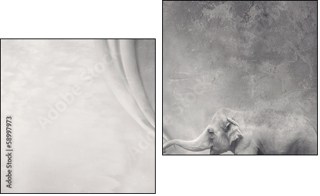 Et voilÃ  - Two-piece canvas, Diptych