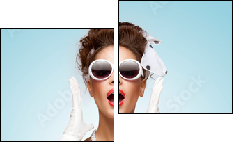 Full of emotions. - Two-piece canvas, Diptych