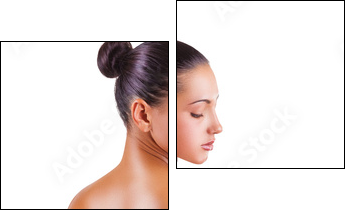 Female back - Two-piece canvas, Diptych