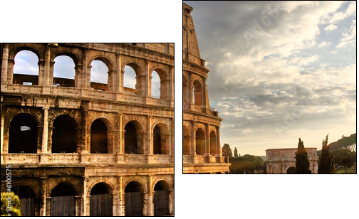 Roma, Colosseo - Two-piece canvas, Diptych