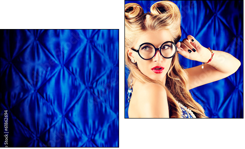 smart blonde - Two-piece canvas, Diptych