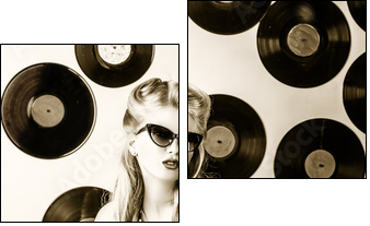 sunglasses - Two-piece canvas, Diptych