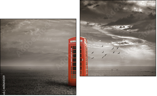CallBox - Two-piece canvas, Diptych