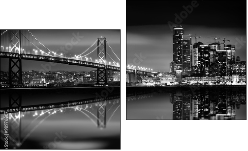 The San Francisco Bay - Two-piece canvas, Diptych