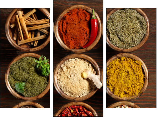 GewÃ¼rze - Three-piece canvas, Triptych